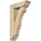 Ekena Millwork Balboa Traditional Rough Sawn Bracket w/ Offset Brace, Douglas Fir, 6"W x 18"D x 30"H BKT0604X18X30BOA01RDF - alternate 1